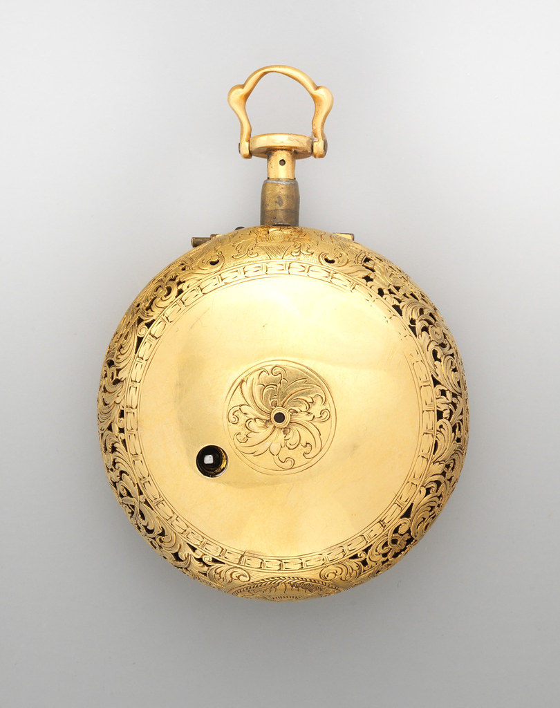 1740. Watch. British, London. Gold, enamel. metmuseum