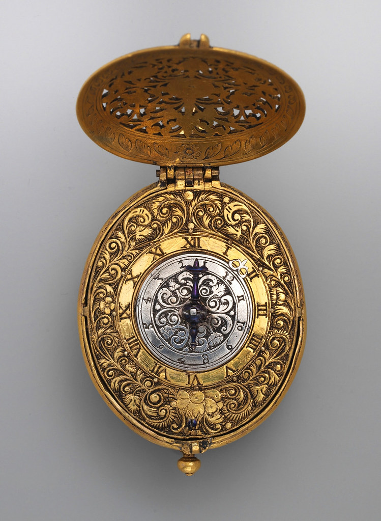 1640. Watch. British, London. Silver gilt. metmuseum