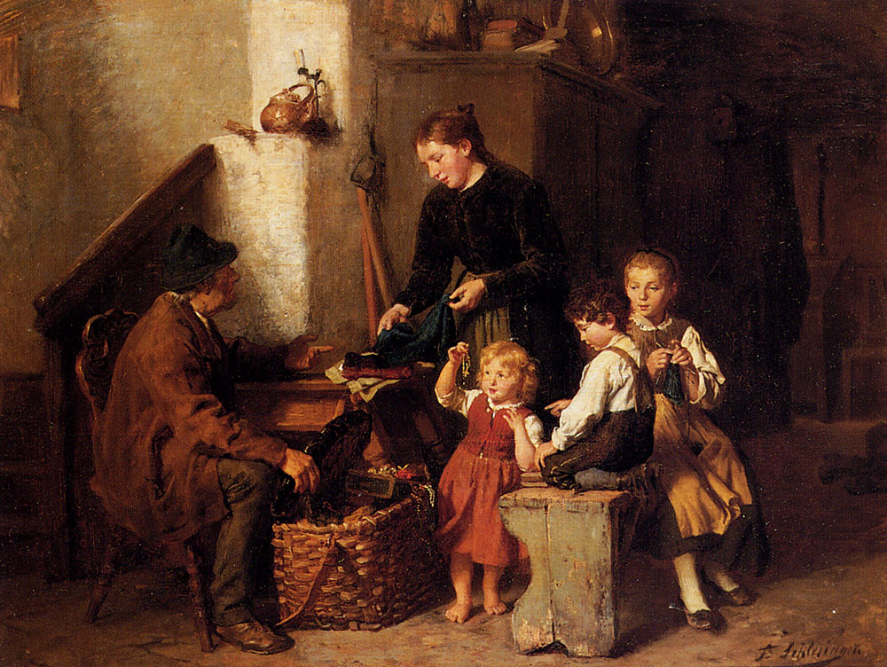 The Peddler's Wares by Felix Schlesinger