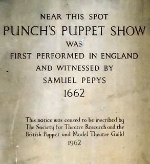 Plaque on the wall of St Paul's church in Covent Garden. Credit Jack1956