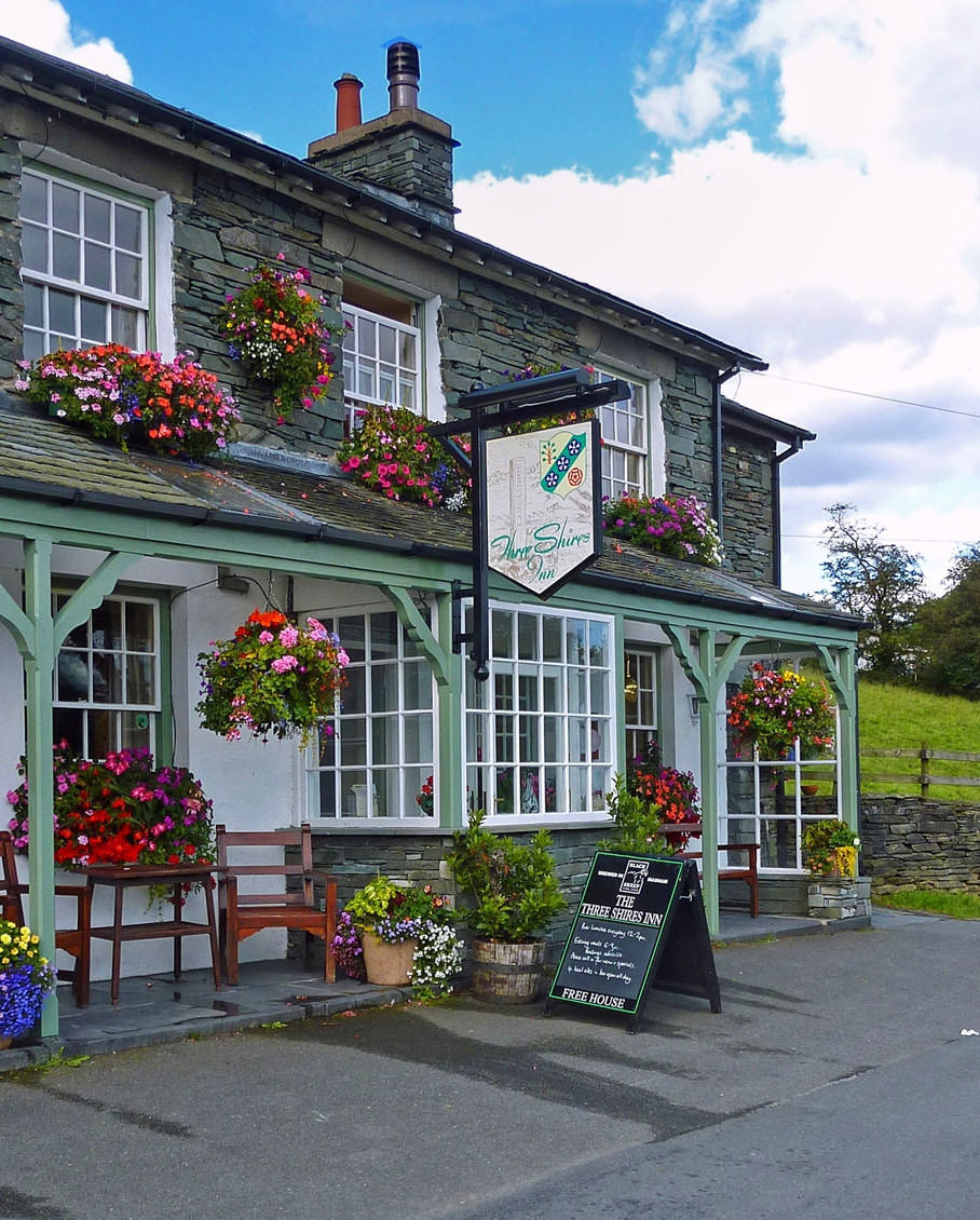 Three Shires Inn, Little Langdale, Lake District. Credit SwaloPhoto, flickr
