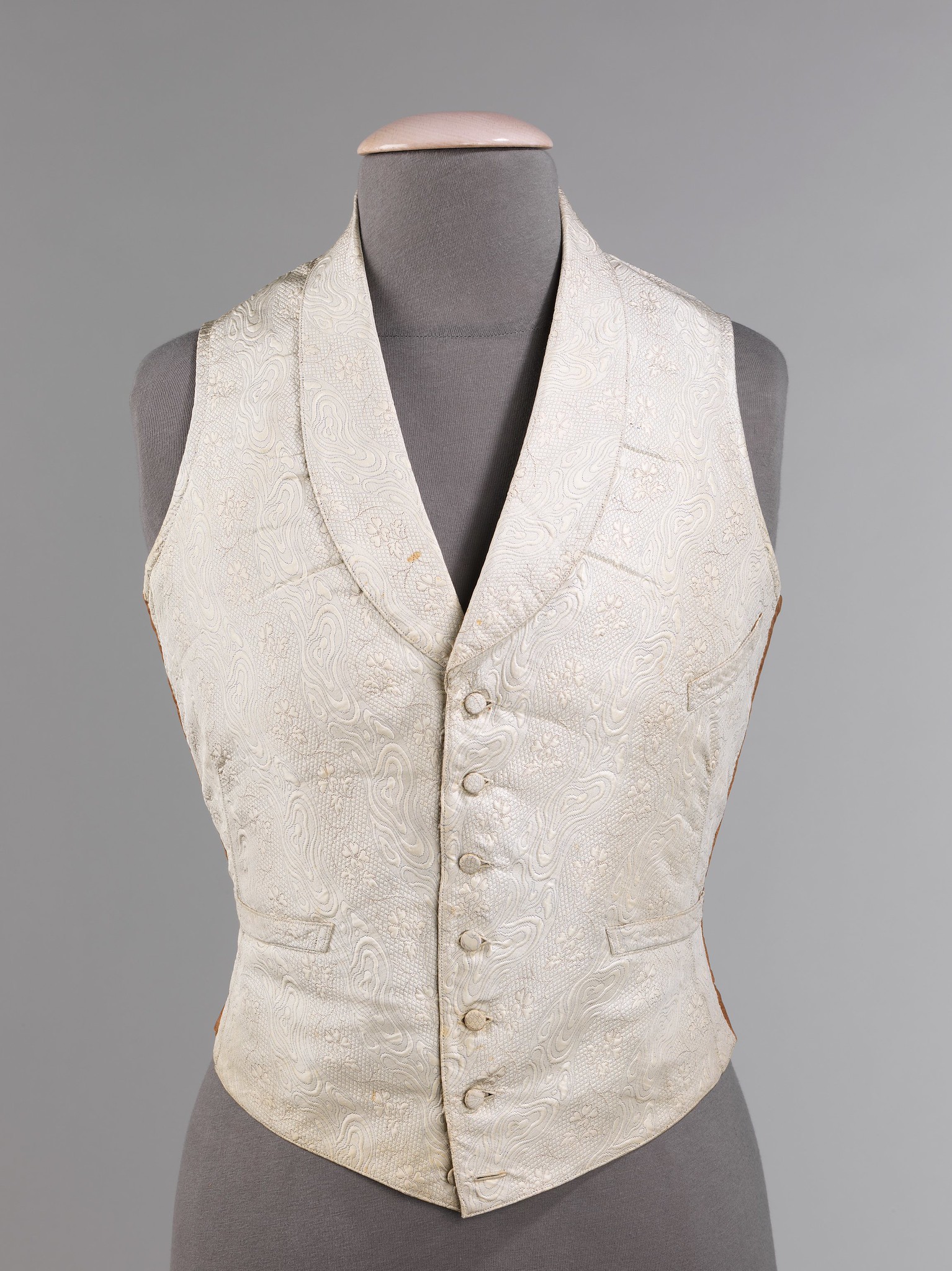 1850. American. Silk, cotton. metmuseum