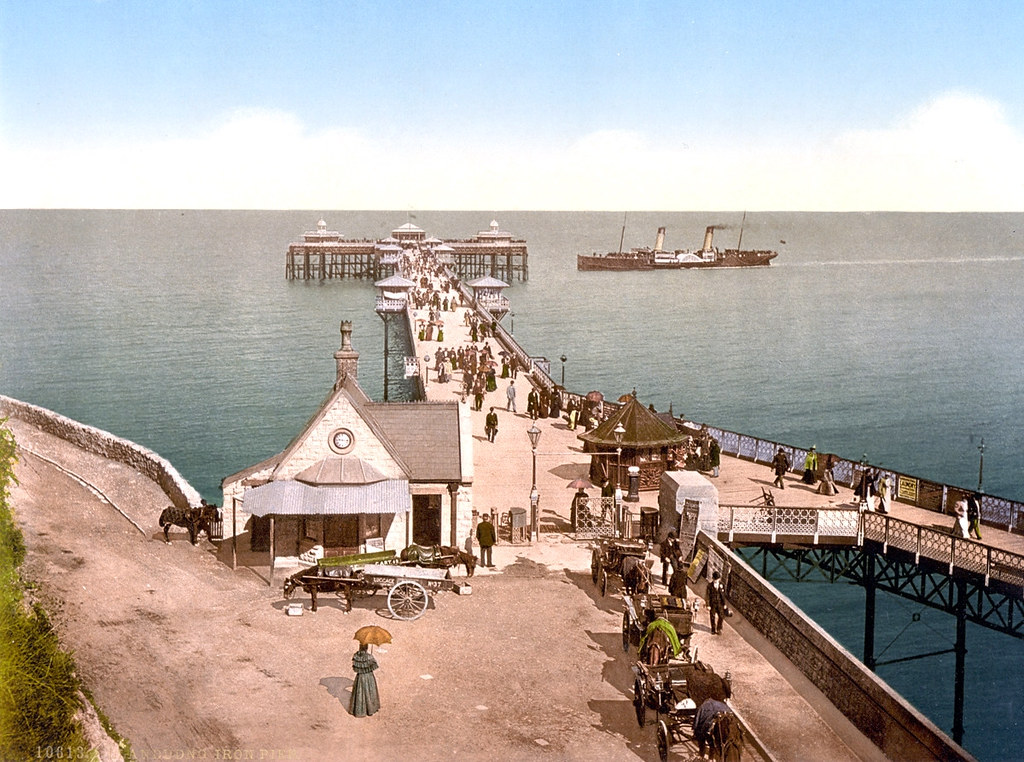 Llandudno Pier, Wales, 1895
