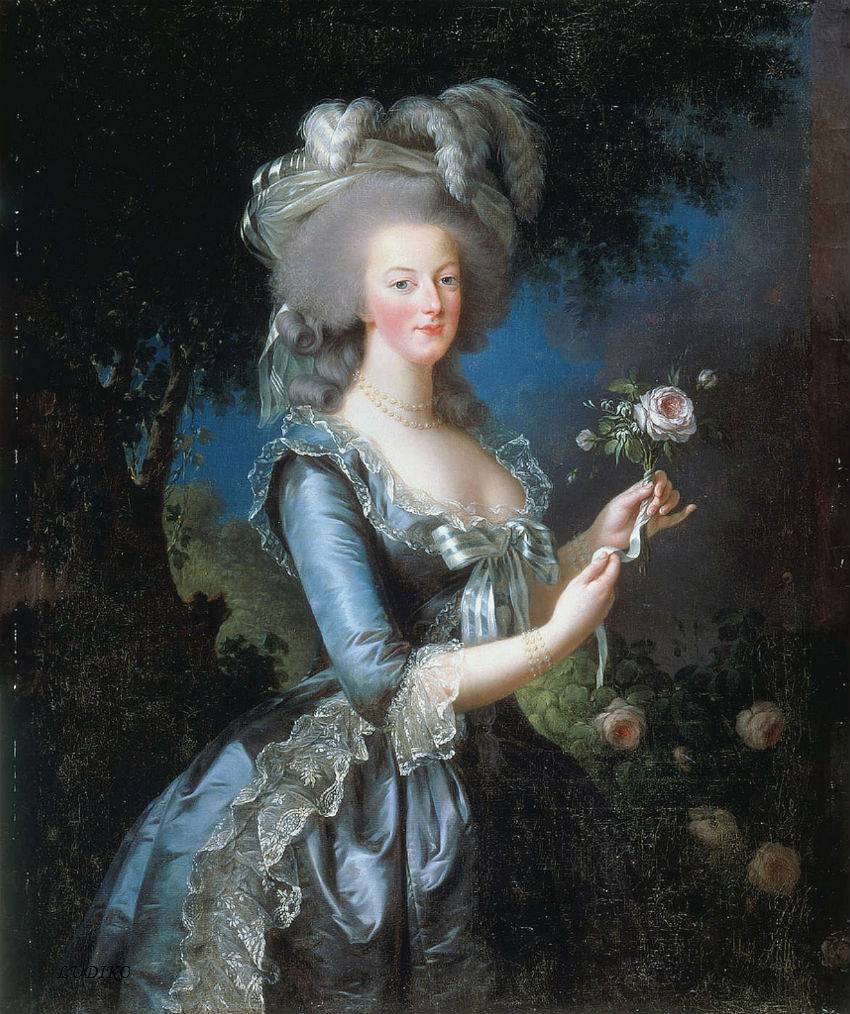 Marie Antoinette by Élisabeth Vigée-Lebrun, 1783