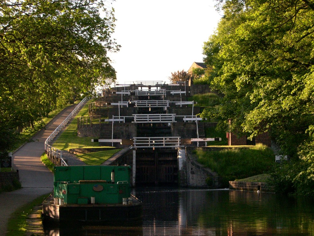 Bingley Five Rise Locks. Credit Michael Spiller