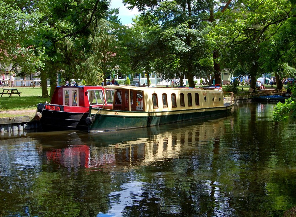 Basingstoke Canal Centre, Mytchett, Surrey. Credit Zixi