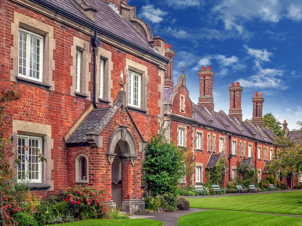 St. John's almshouses in Winchester. Credit Anguskirk, flickr