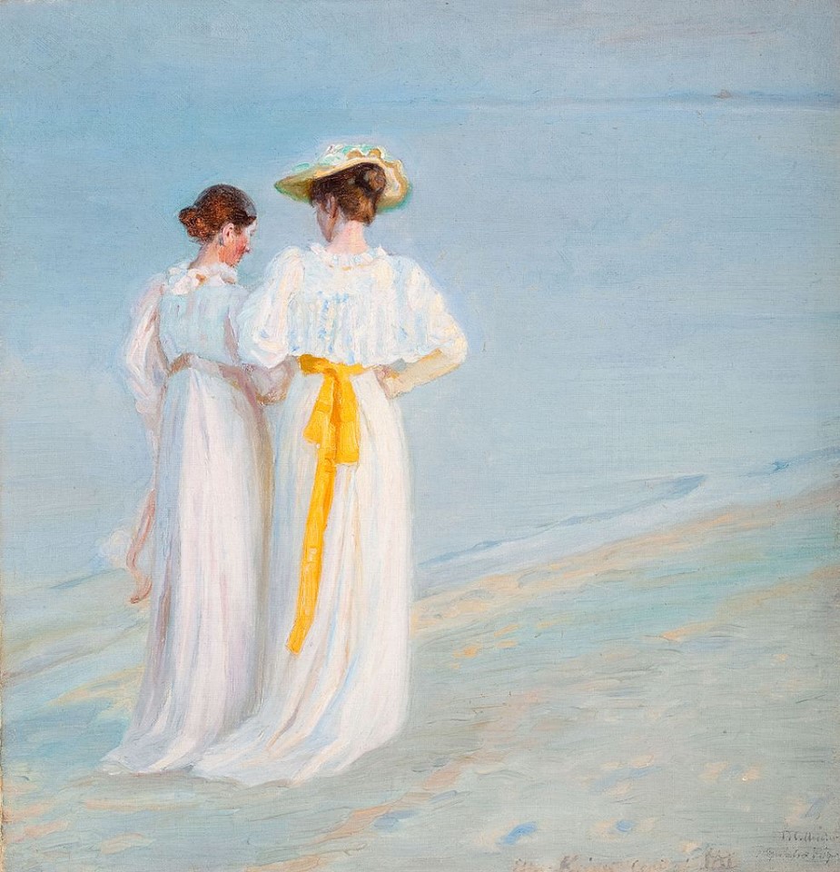 Summer evening on the south Beach of Skagen by Peder Severin Krøyer, 1897