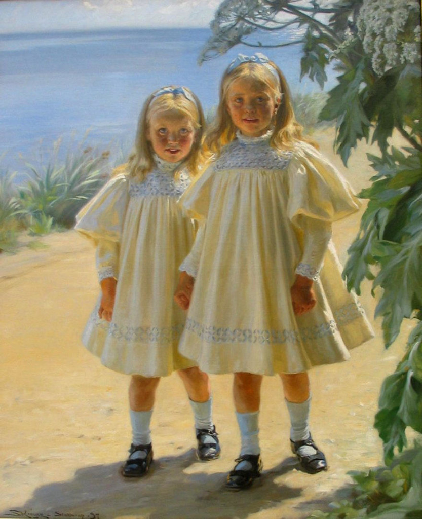 The Benzon daughters by Peder Severin Krøyer, 1897