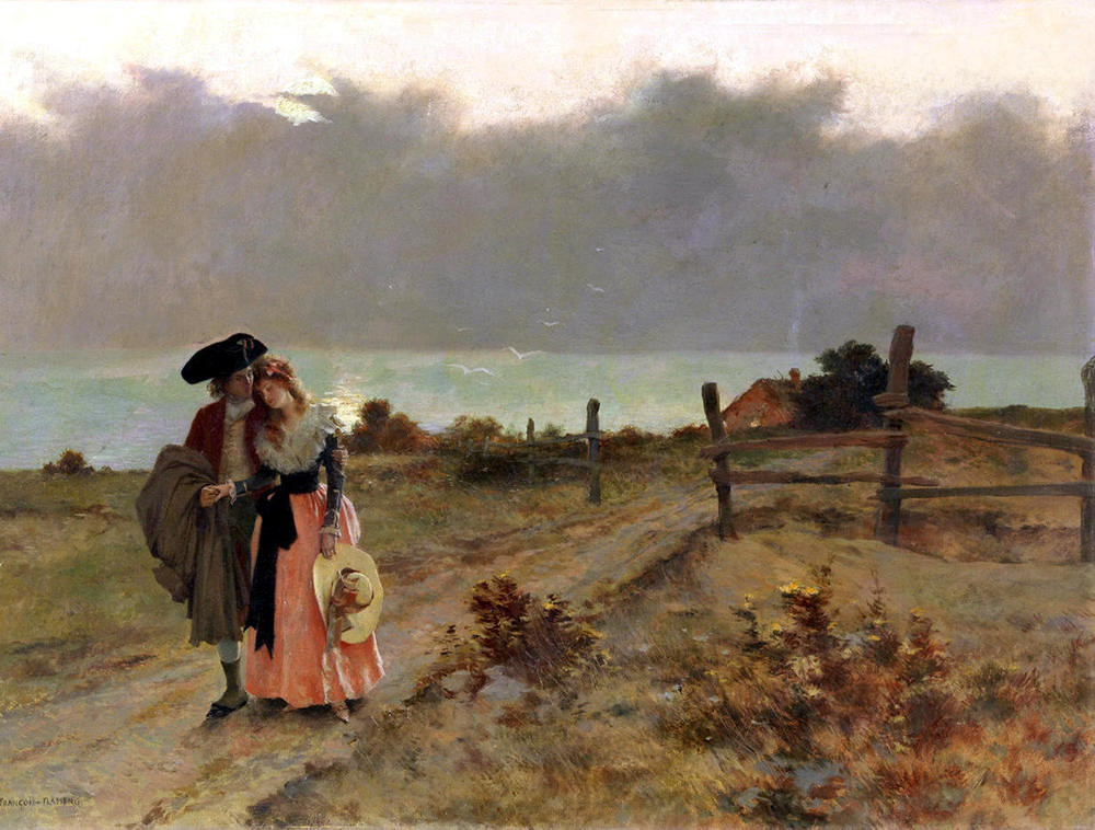 Evening by Francois Flameng