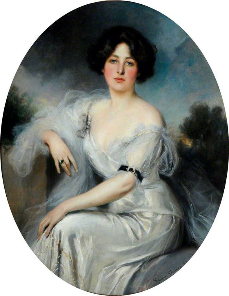 Lady Duveen, née Salamon by Francois Flameng, 1910