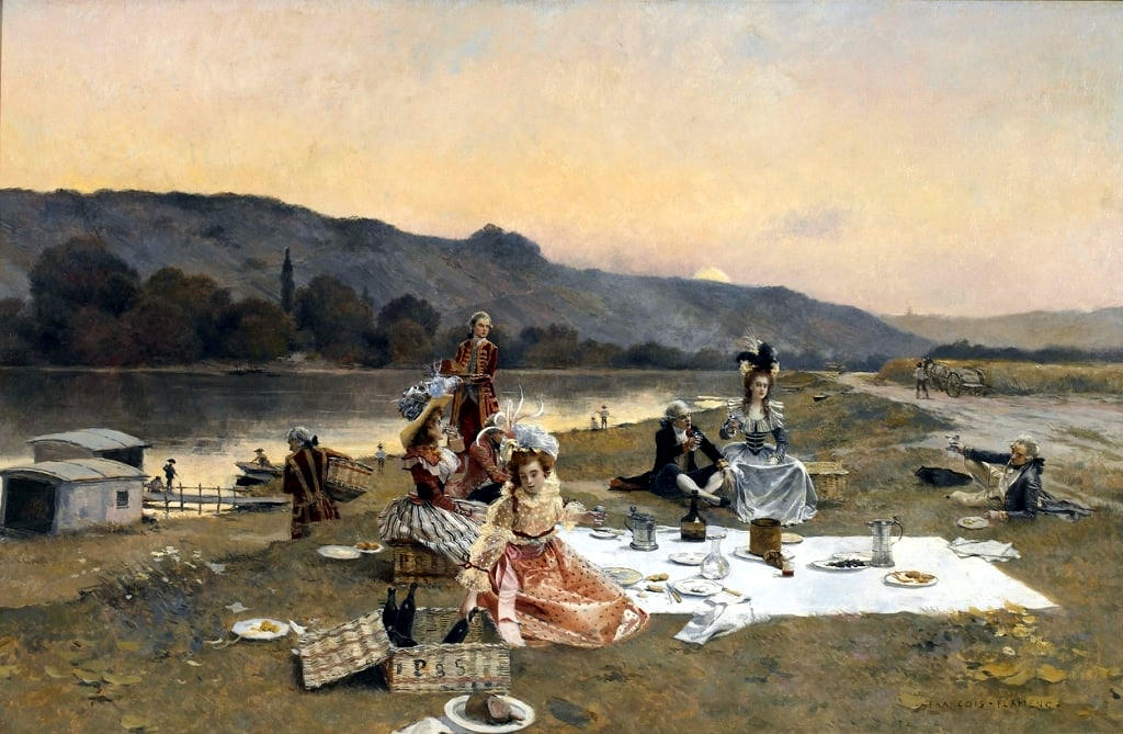 Picnic by Francois Flameng