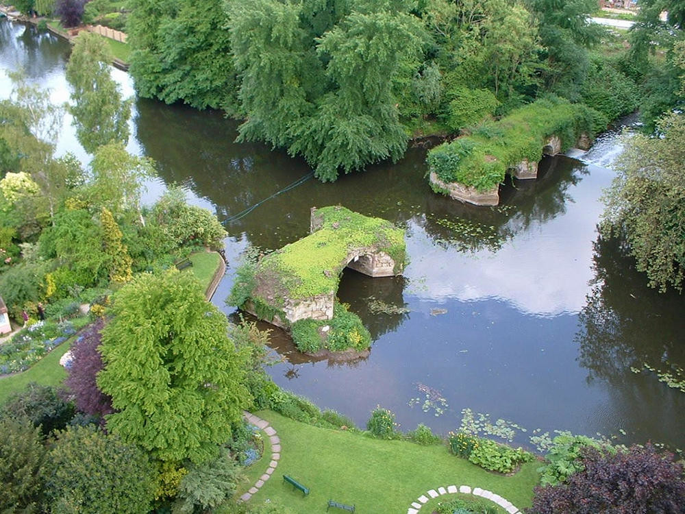 Remains of the Old Castle Bridge, Warwick