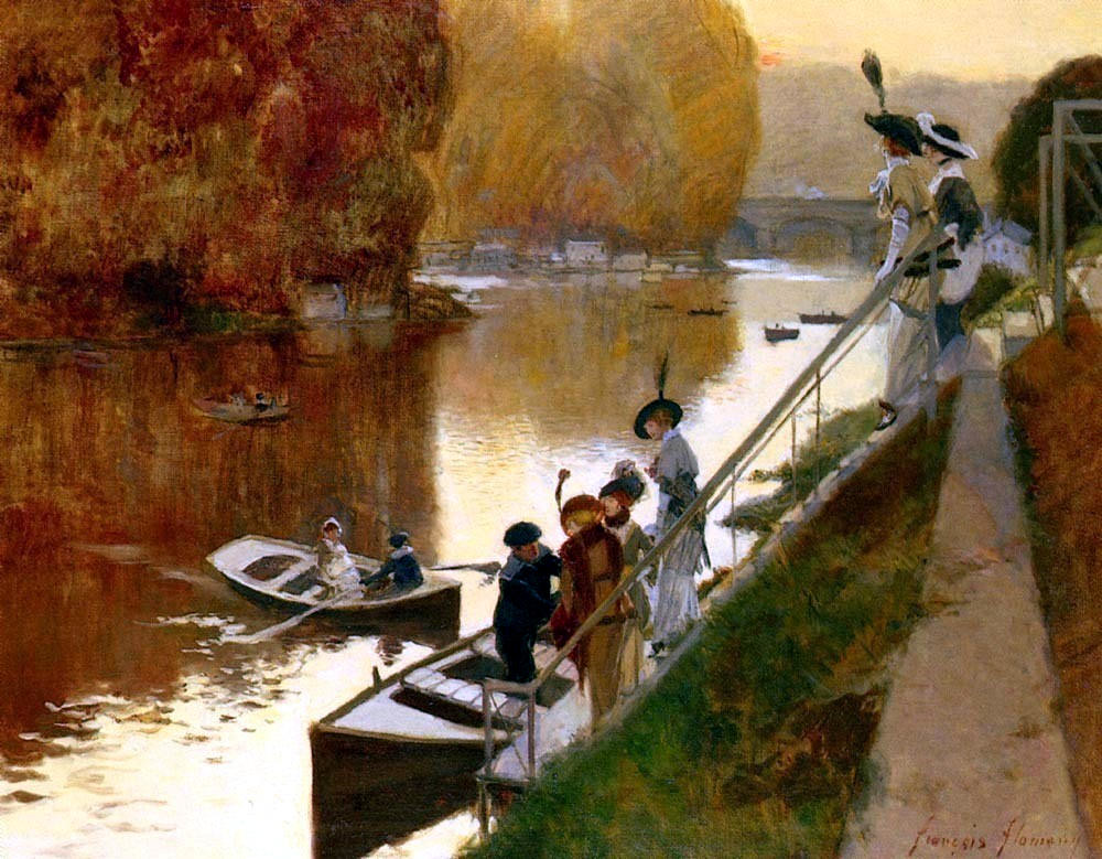 Ile Pointeaux by Francois Flameng