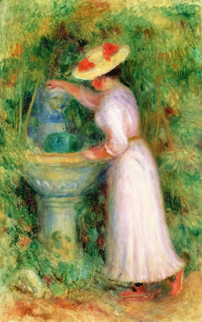 The Fountain by Pierre Auguste Renoir, 1885