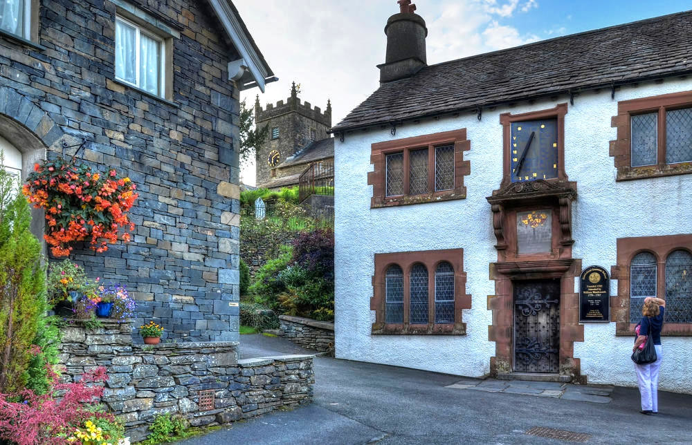 Wordsworth's Grammar School, Hawkshead, Cumbria. Credit Baz Richardson, flickr