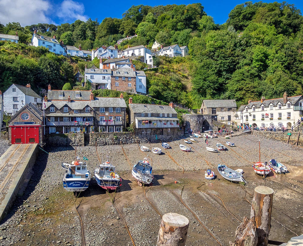 Clovelly Harbour, Devon. Credit Bob Radlinski, flickr