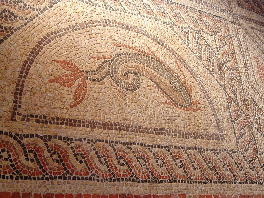 Roman Mosaic discovered in Winchester. Credit John W. Schulze, flickr