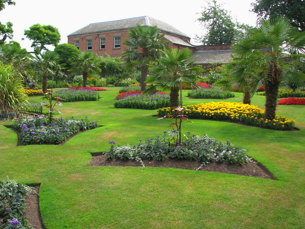 Walled garden and Gardener's Cottage at Calke Abbey, Derbyshire. Credit Nancy