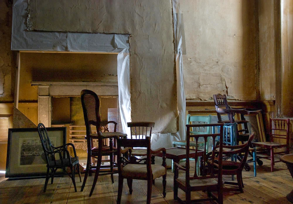Children's chairs, Calke Abbey, Derbyshire. Credit Thomas Quine