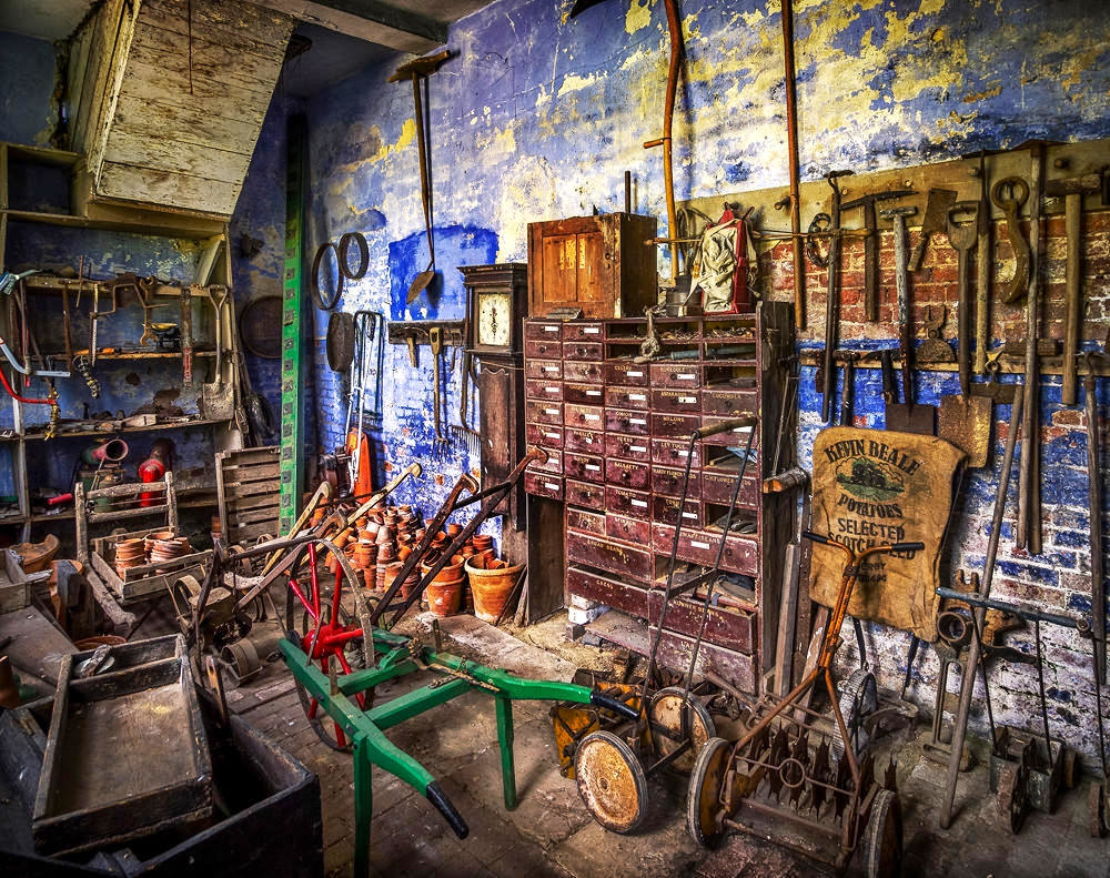 The Garden Shed - Calke Abbey, Derbyshire. Credit Bob Radlinski, flickr