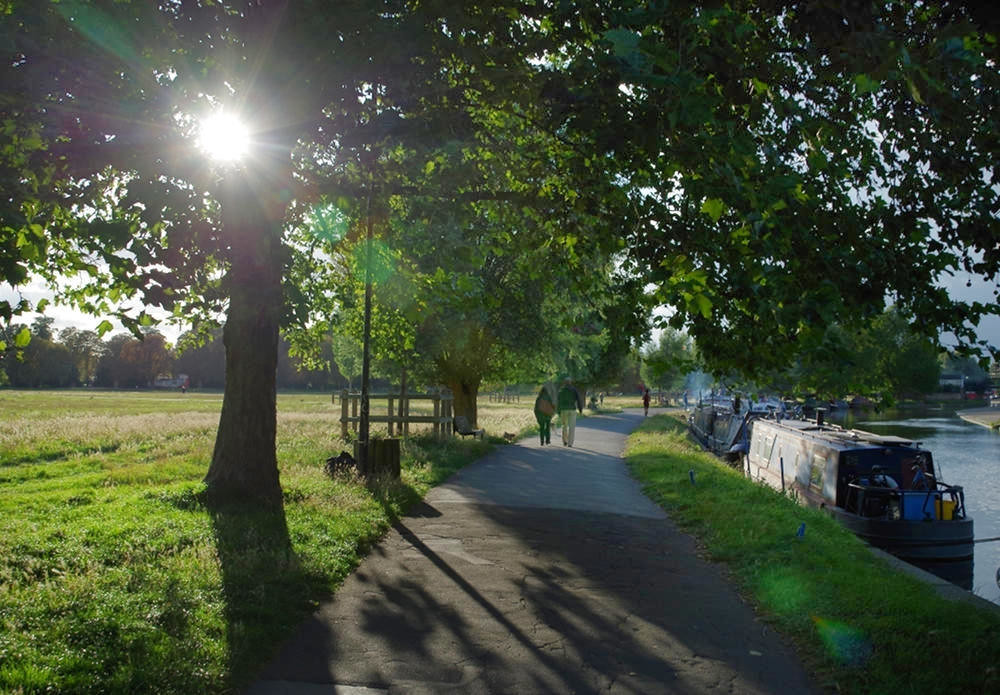 Stourbridge Common - footpath along the River Cam. Credit mattbuck