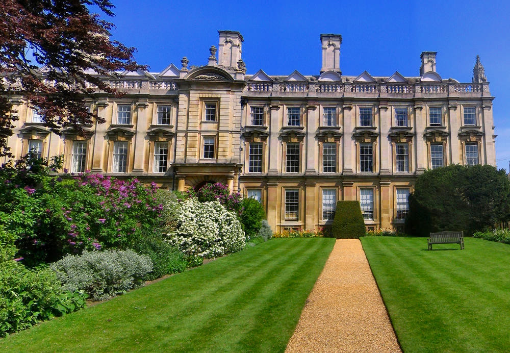 The Scholars' Garden, Clare College, Cambridge. Credit Ed g2s