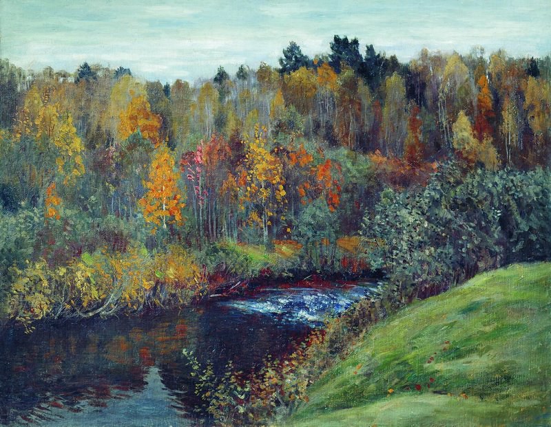Autumn by Stanislav Zhukovsky (1873 - 1944)