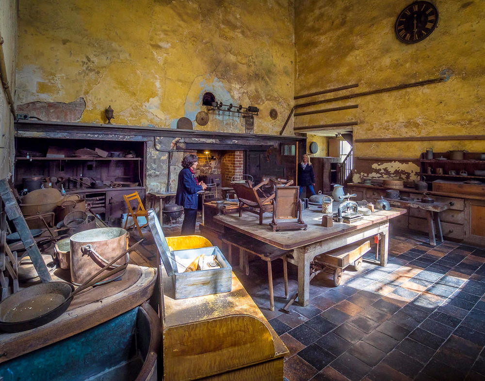 Calke Abbey Kitchen. Credit Bob Radlinski, flickr
