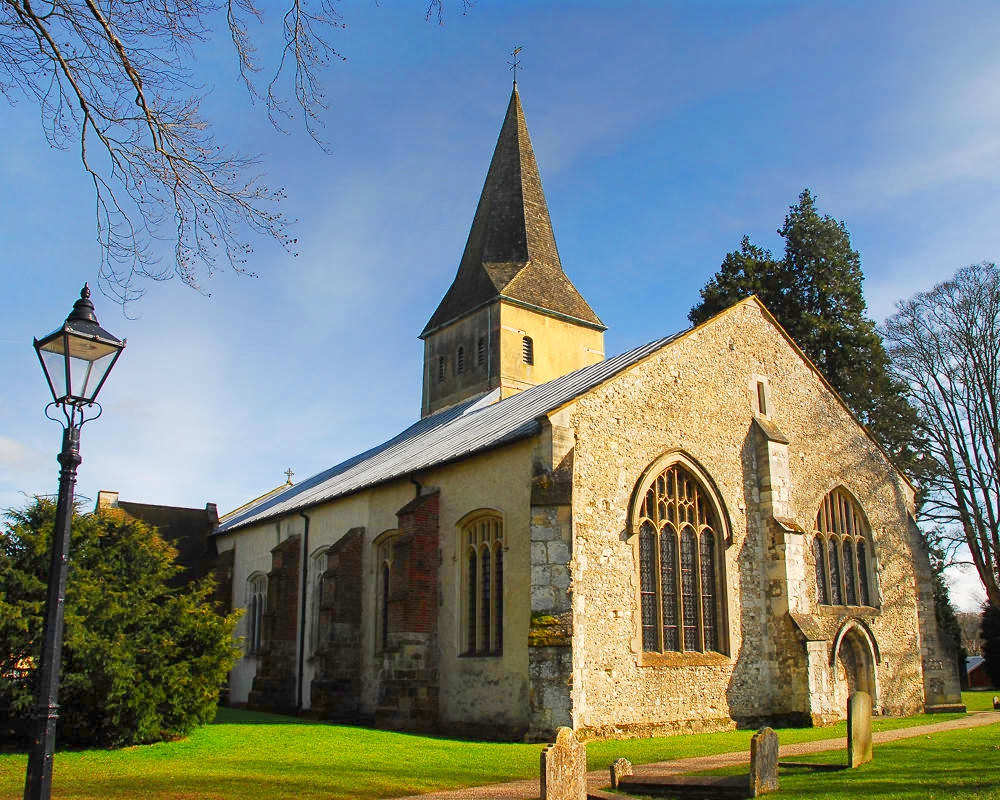 Church of St Lawrence, Alton, Hampshire. Credit Ericoides