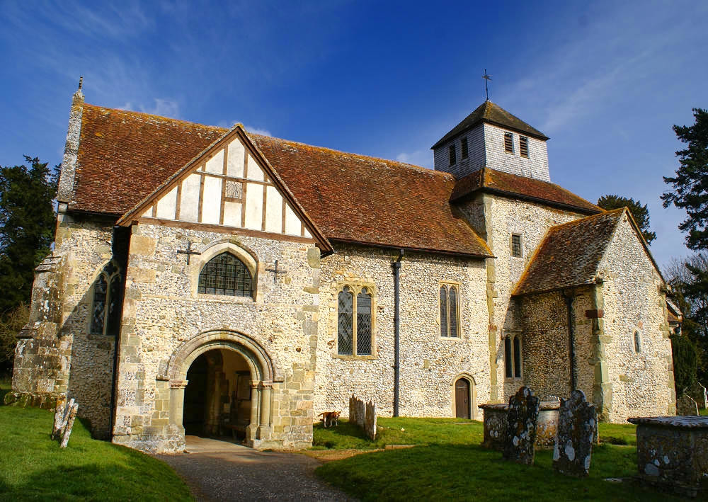 St Mary's Church, Breamore, Hampshire. Credit Plumbago