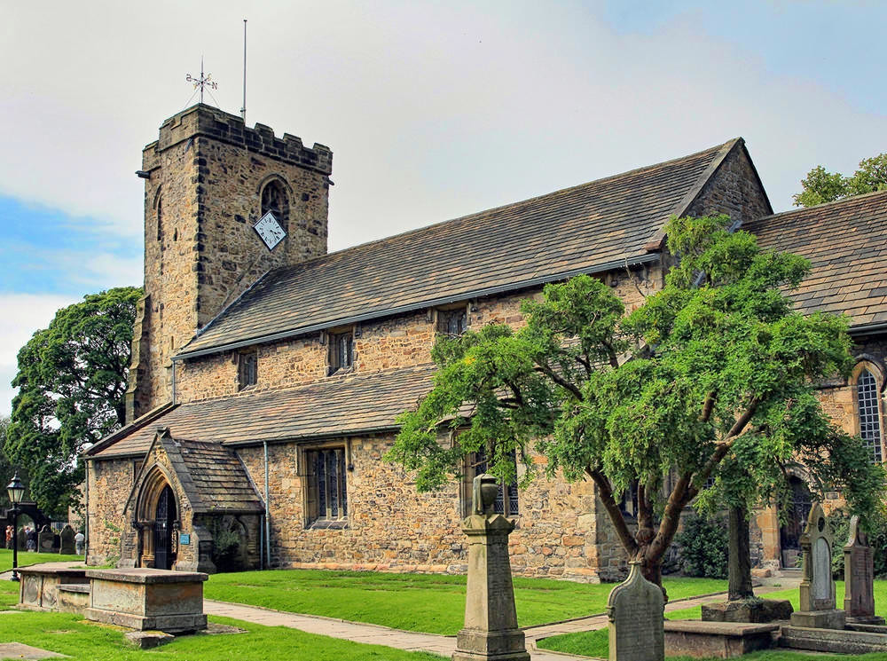 The ancient parish church of St. Mary and All Saints at Whalley in Lancashire. Credit Craig Thornber