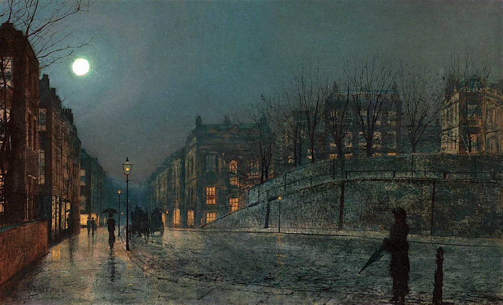 Heath Street, Hampstead by John Atkinson Grimshaw, 1882