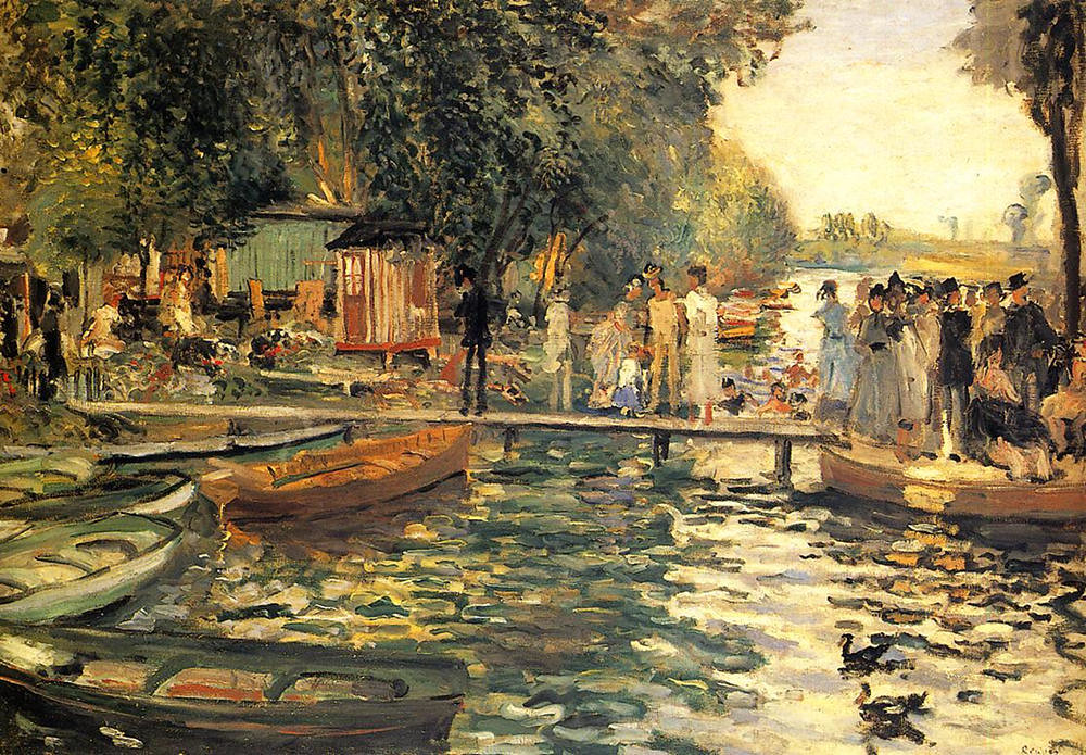 La Grenouillere by Pierre Auguste Renoir, 1869