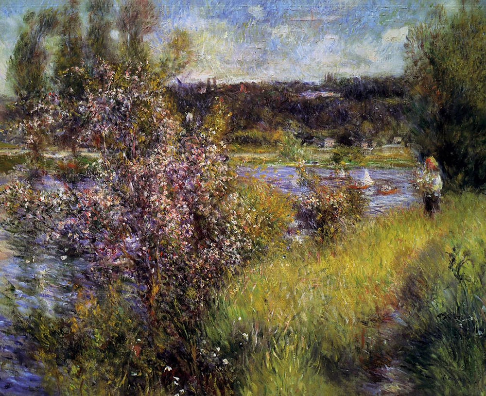 The Seine at Chatou by Pierre Auguste Renoir, 1881