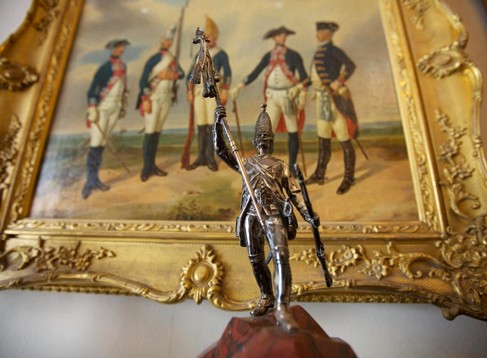 Doorn House model soldier. Credit Sebastiaan ter Burg