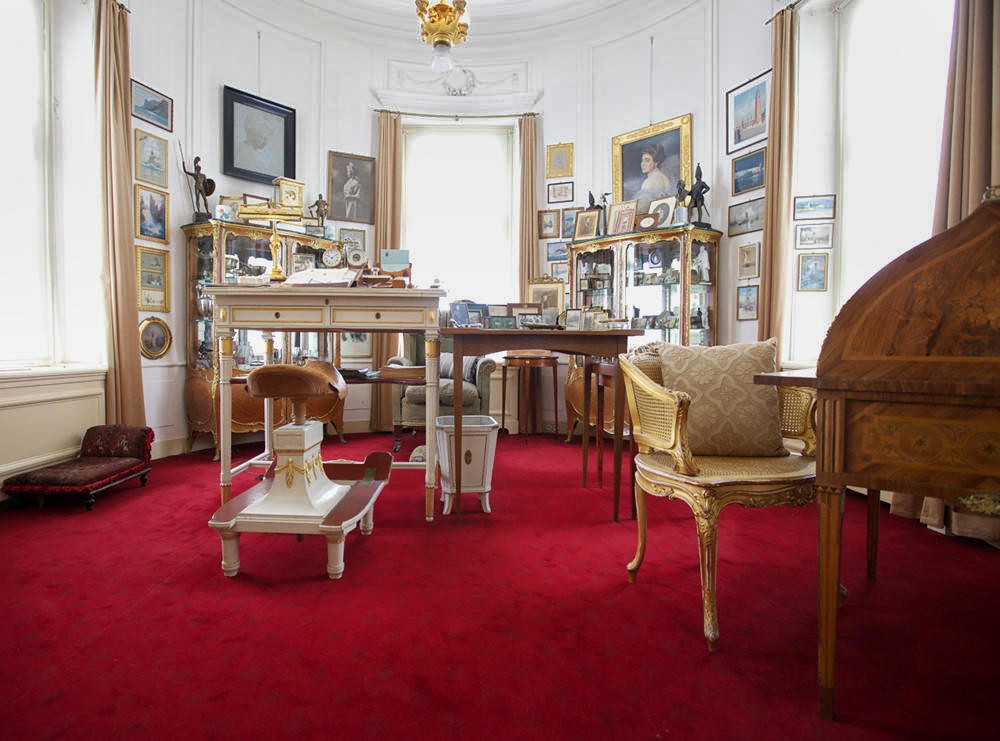Study room with saddle used by Kaiser in Berlin. Credit Sebastiaan ter Burg