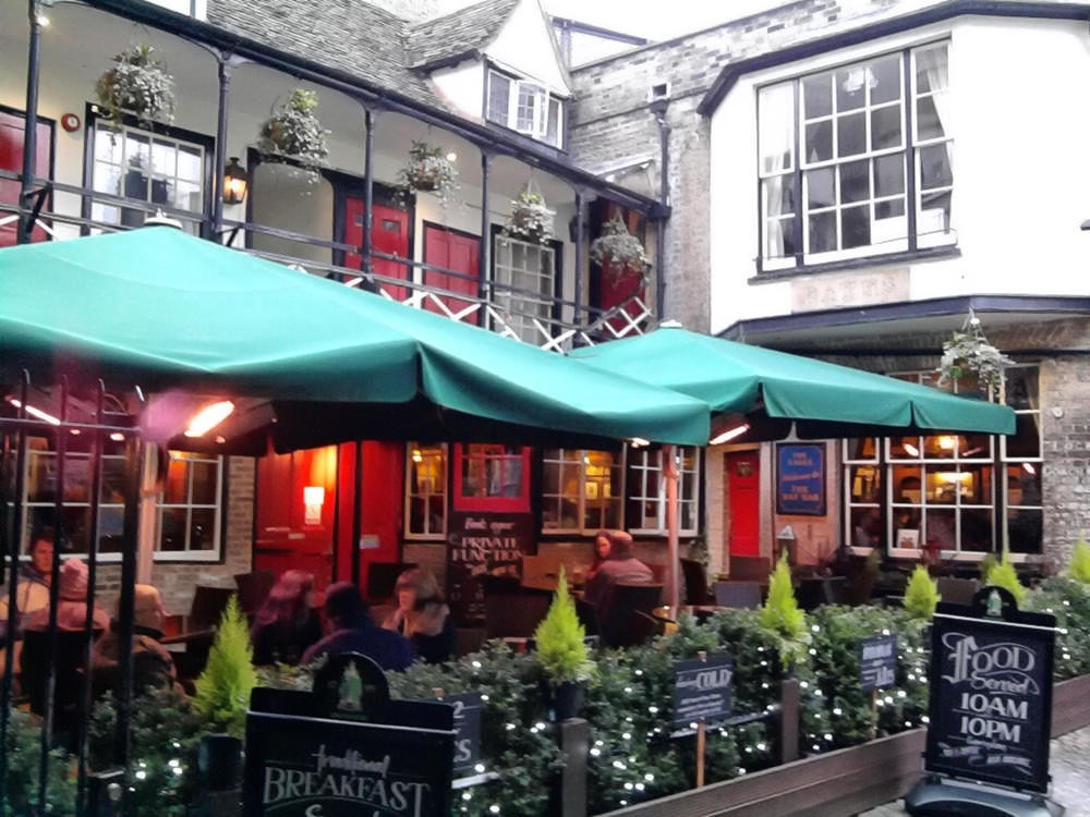 The Eagle Pub, Cambridge. Credit Andy Oxford