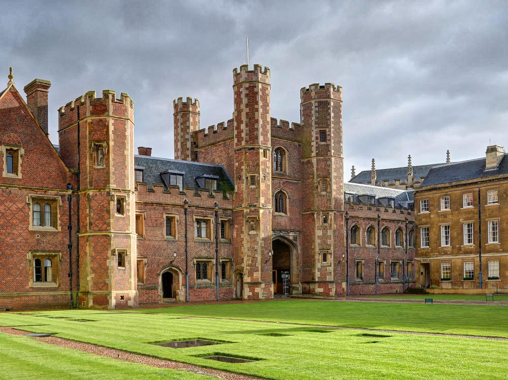St John's College, Cambridge - First Court. Credit Baz Richardson, flickr