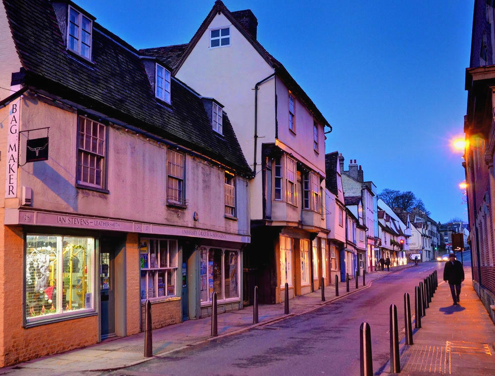 Old buildings in Magdalene Street, Cambridge. Credit Baz Richardson, flickr