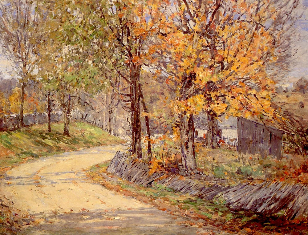 Autumn Roadside, Kentucky by William Forsyth, 1903