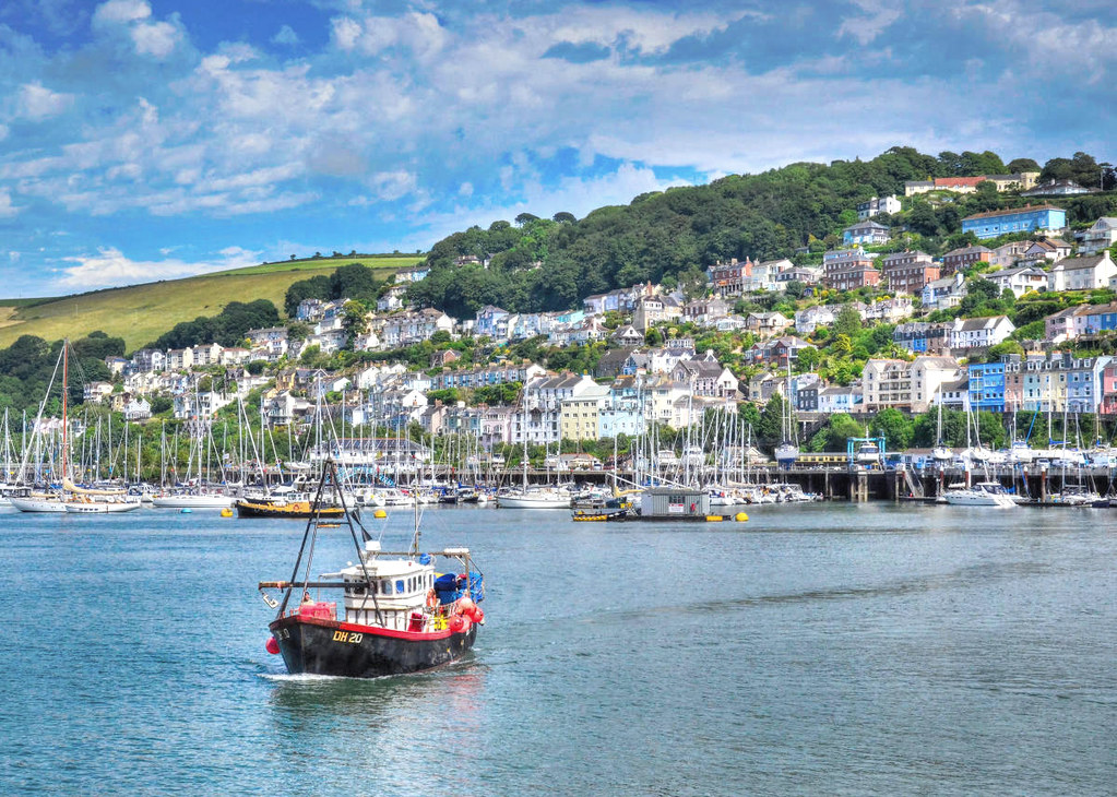 Kingswear on the tidal River Dart within the South Devon Area of Outstanding Natural Beauty. Credit Baz Richardson, flickr