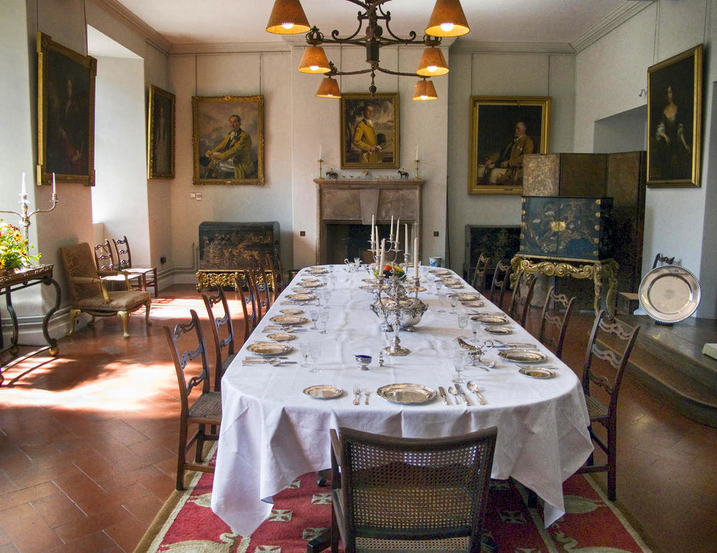 Berkeley Castle dining room, Gloucestershire. Credit Fiducial