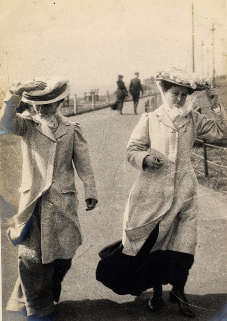 That sea breeze can be quite bracing. Folkestone, Kent, 1906
