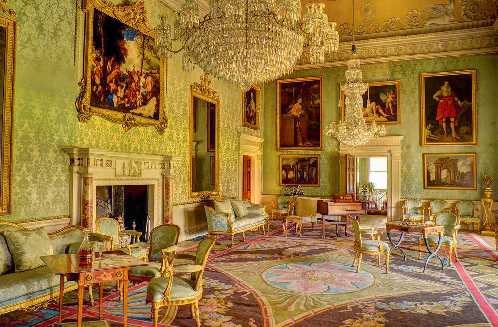 Drawing Room at Saltram House, Plympton, Devon. Credit Baz Richardson, flickr