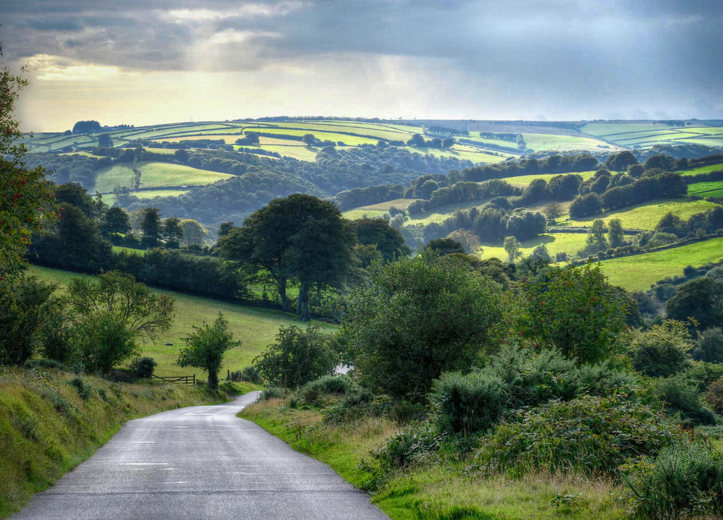 Exmoor landscape. Credit Baz Richardson, flickr