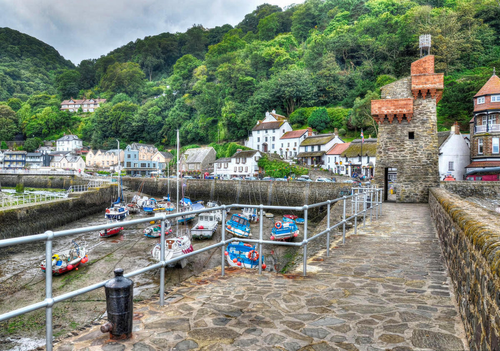 The harbour at Lynmouth, Devon. Credit Baz Richardson, flickr