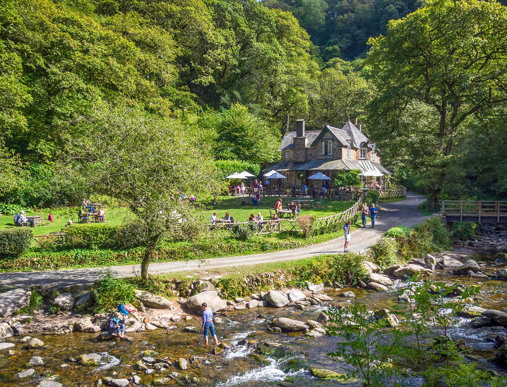 Watersmeet House near Lynmouth, Devon. Credit Bob Radlinski, flickr
