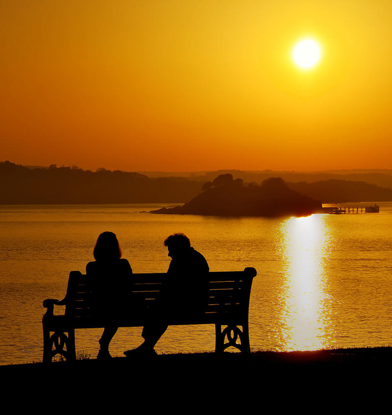 Sunset over Plymouth Sound. Credit Baz Richardson, flickr