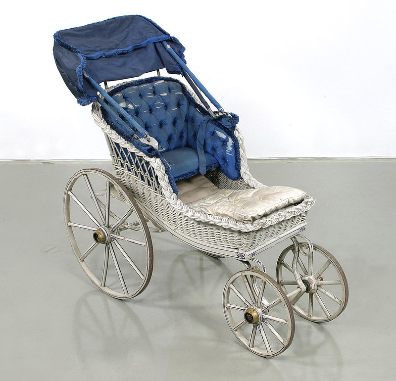 Pram design in manufacture from around from 1882 until 1919. Credit Livrustkammaren (The Royal Armoury), Samuel Uhrdin